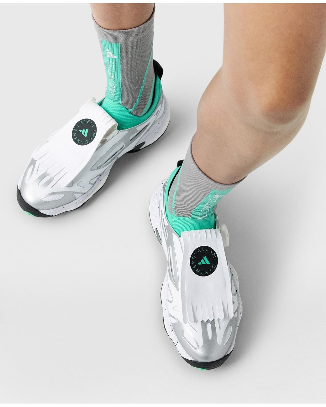 Stella McCartney White Codechaos Golf Trainers