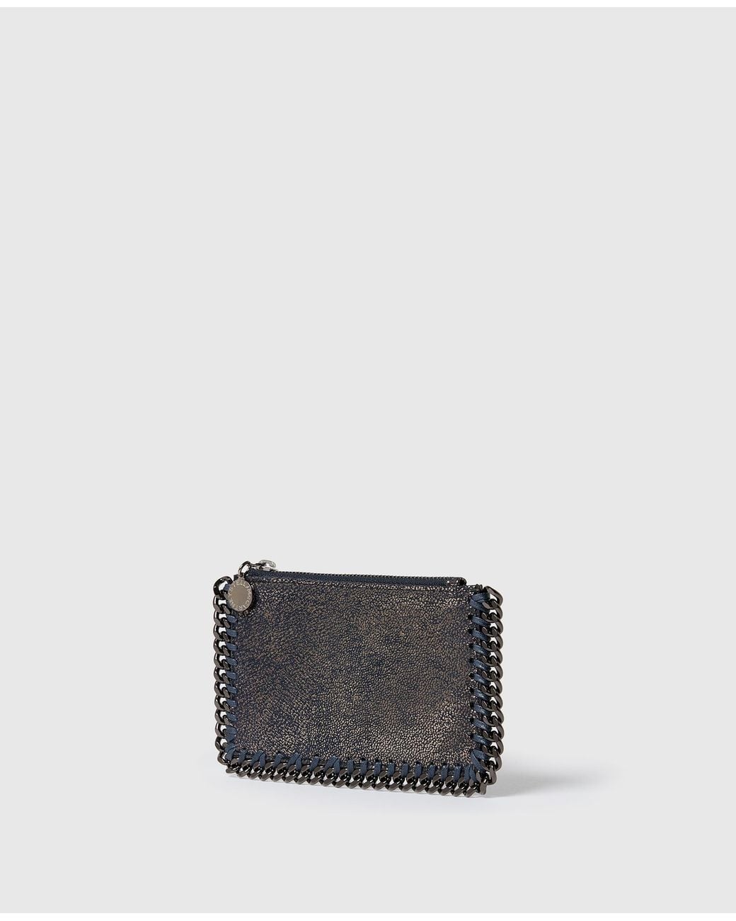 Stella McCartney White Falabella Zipper Cardholder