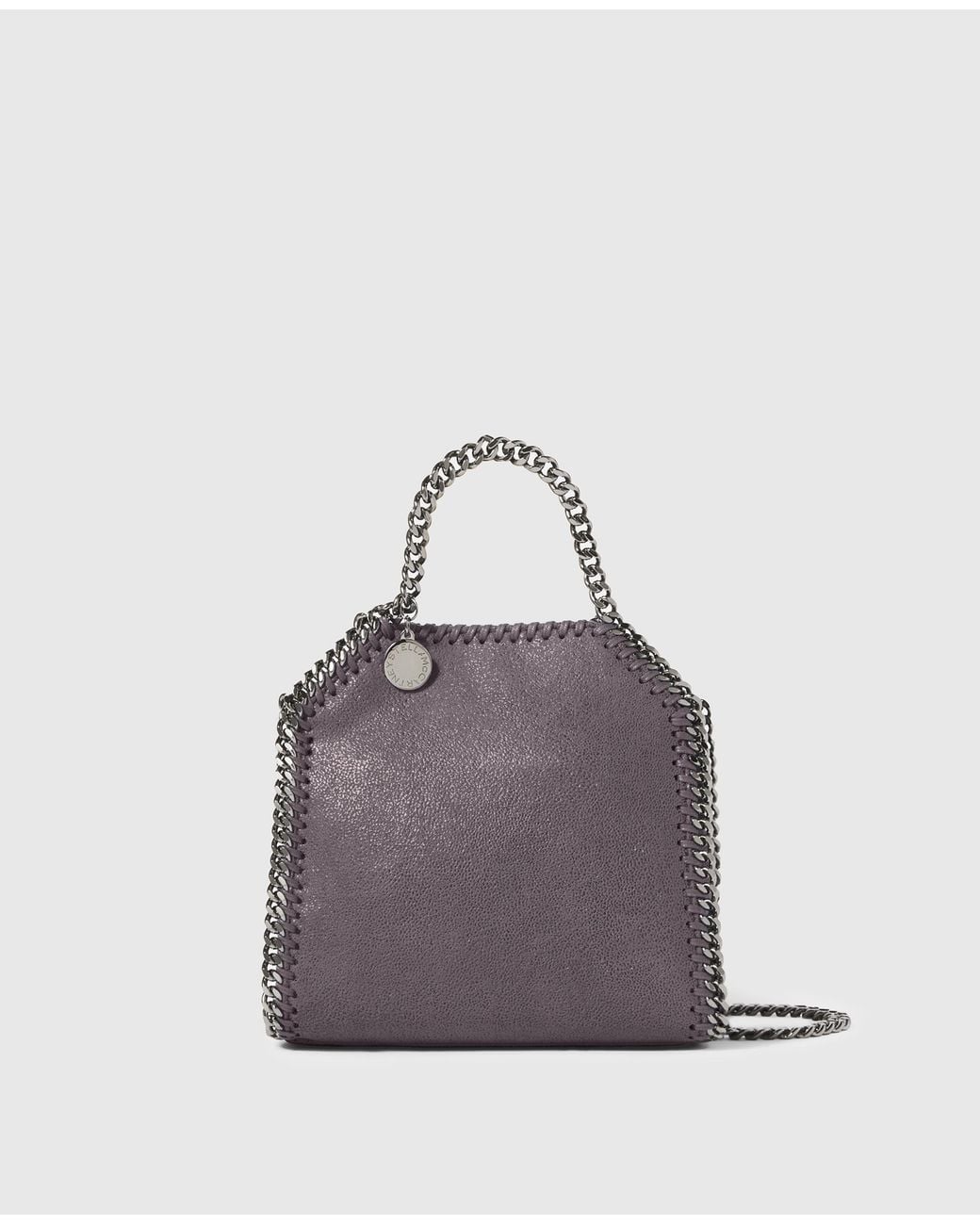 Stella McCartney Gray Falabella Tiny Shoulder Bag