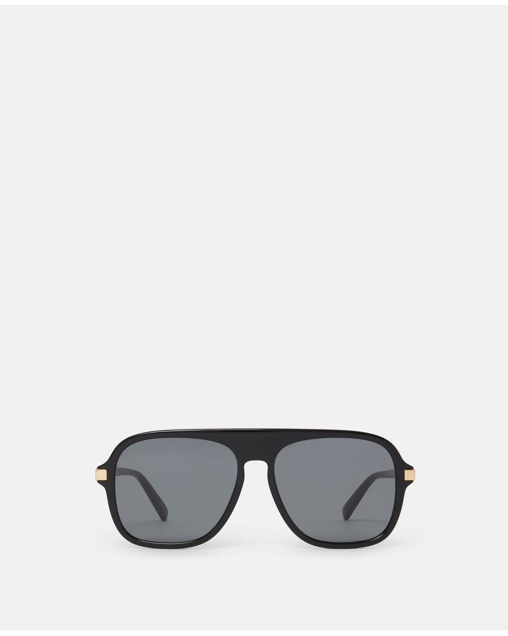 Stella McCartney Gray Straight-Edge Sunglasses, One Size