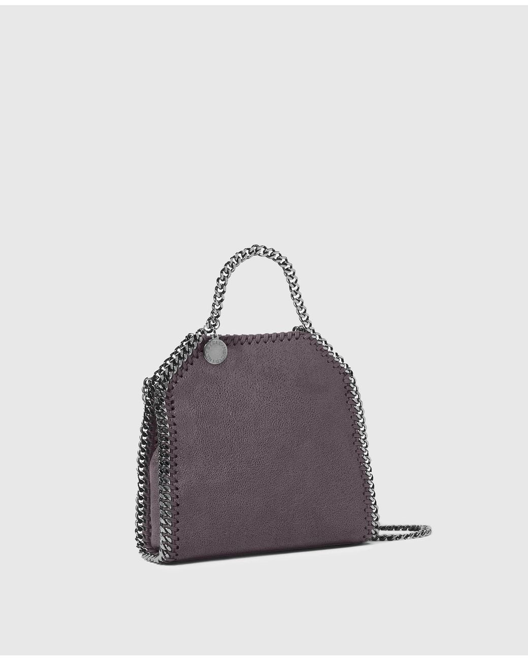 Stella McCartney Gray Falabella Tiny Shoulder Bag