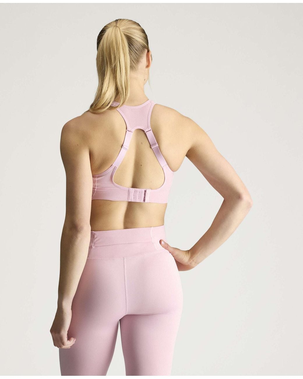 Stella McCartney Pink Adidas By Running High-Support Sports Bra