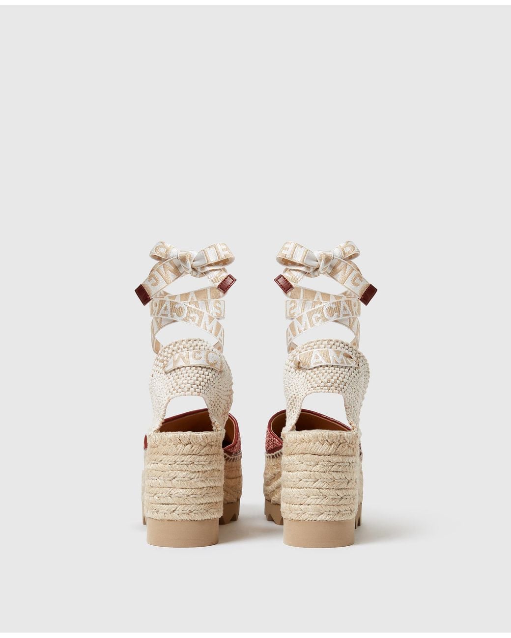 Stella McCartney Natural Gaia Raffia Espadrilles