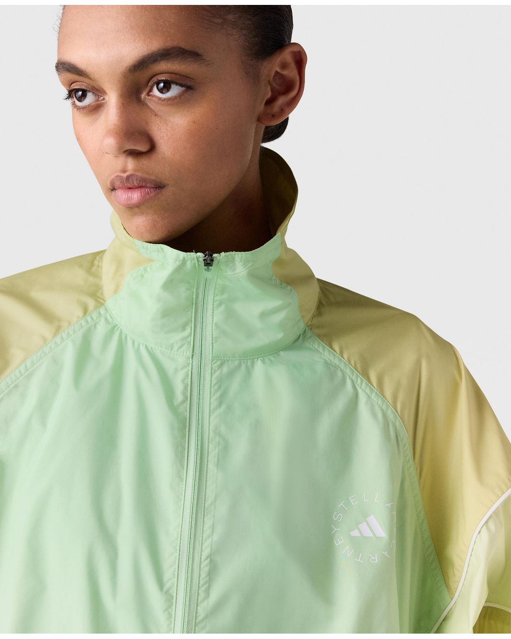 Stella McCartney Green Truelife Woven Track Jacket