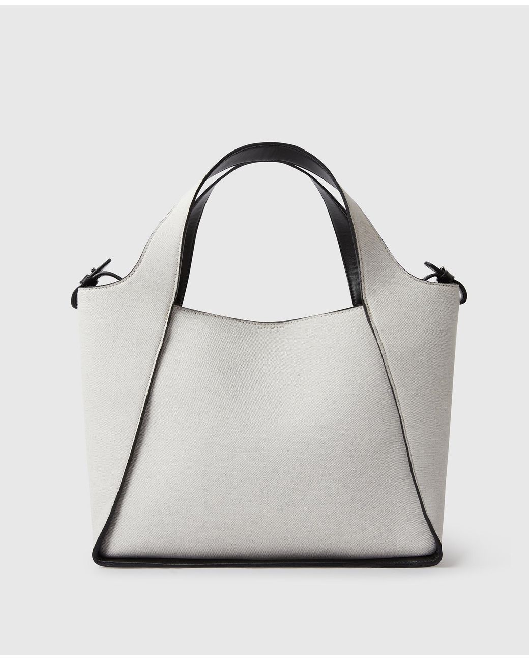Stella McCartney Black Logo Crossbody Tote Bag
