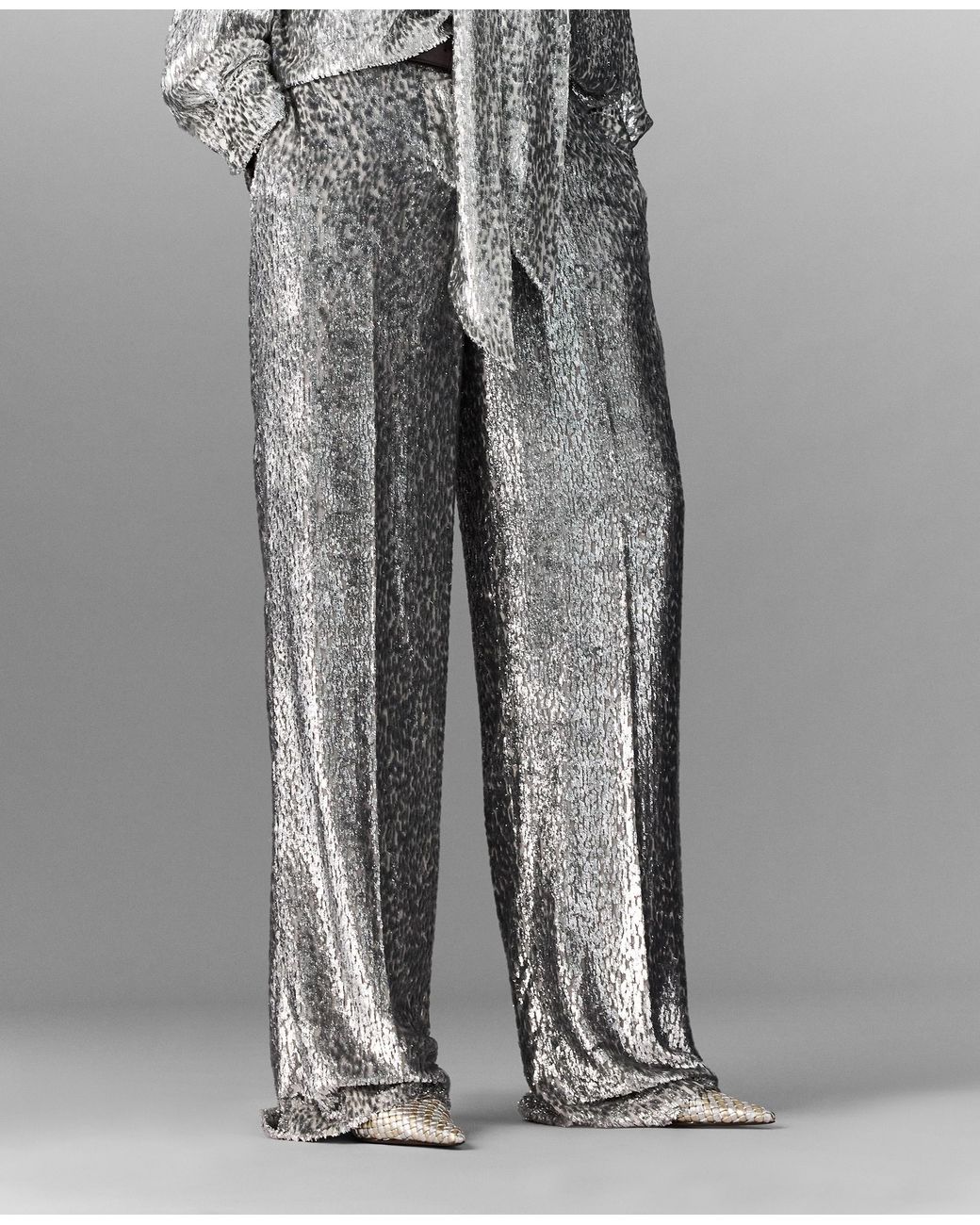 Stella McCartney Gray Fil Coupe Trousers