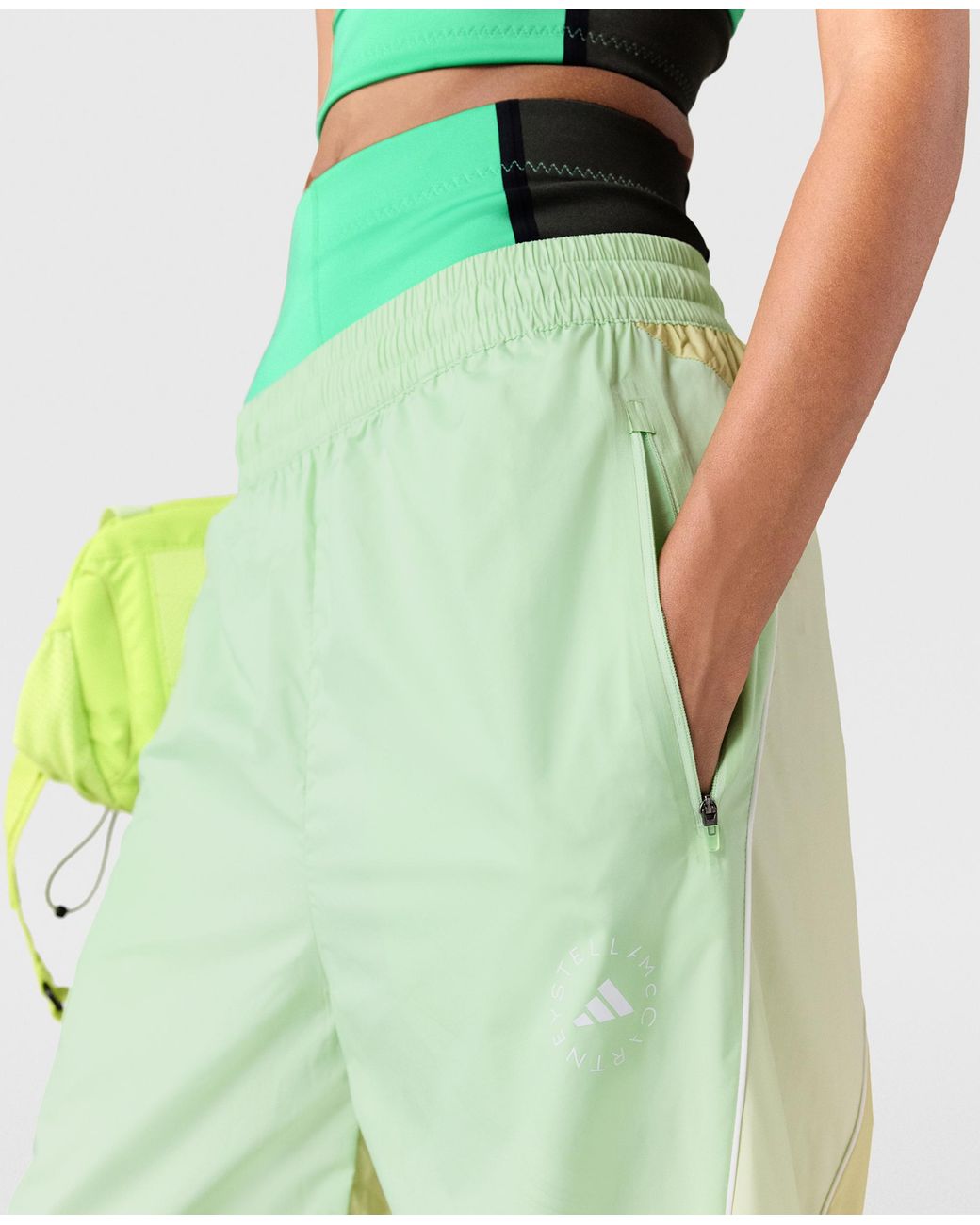 Stella McCartney Green Truelife Woven Trackpants