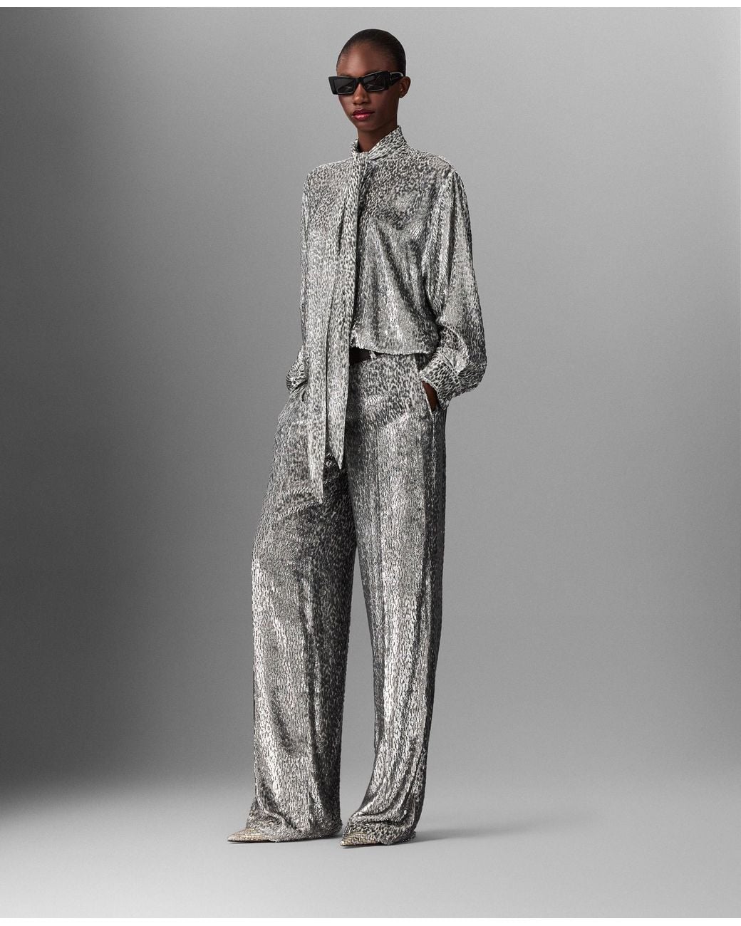Stella McCartney Gray Fil Coupe Trousers