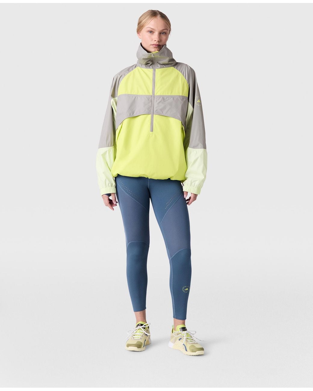 Stella McCartney Green Truenature Half-Zip Jacket