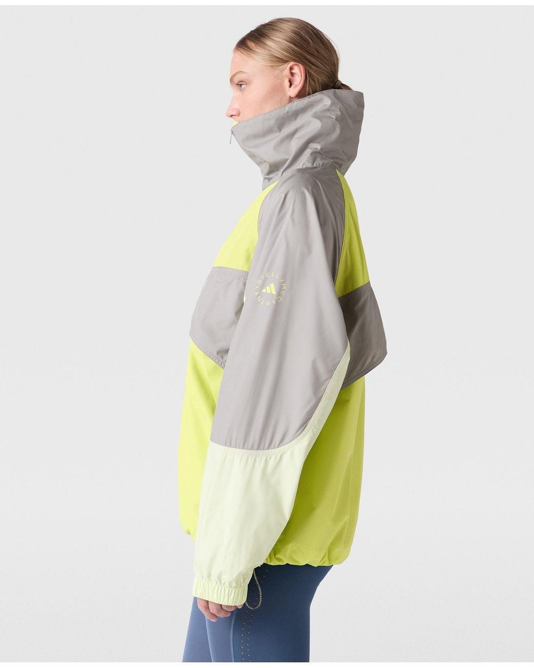 Stella McCartney Green Truenature Half-Zip Jacket