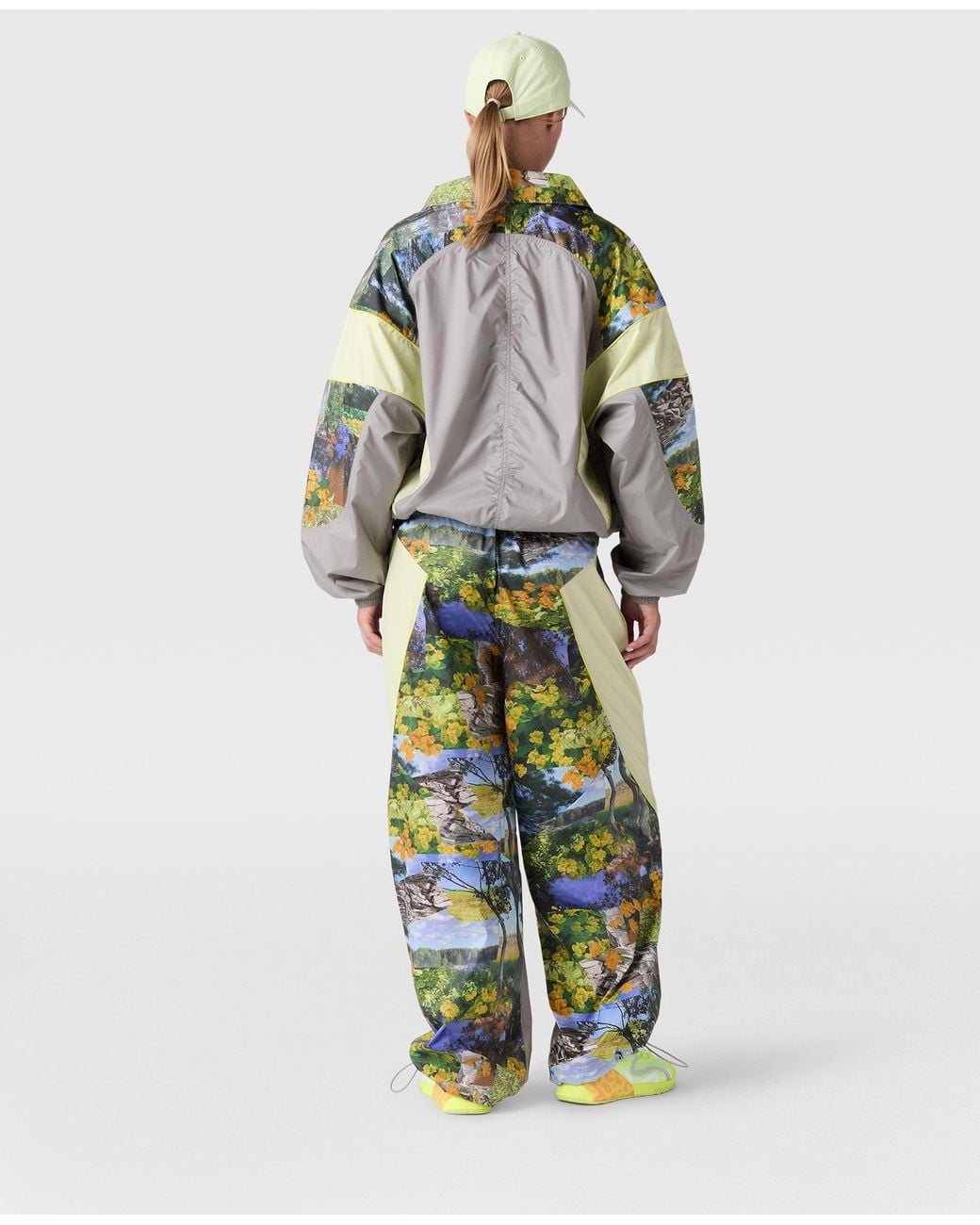 Stella McCartney Gray Truelife Woven Track Jacket