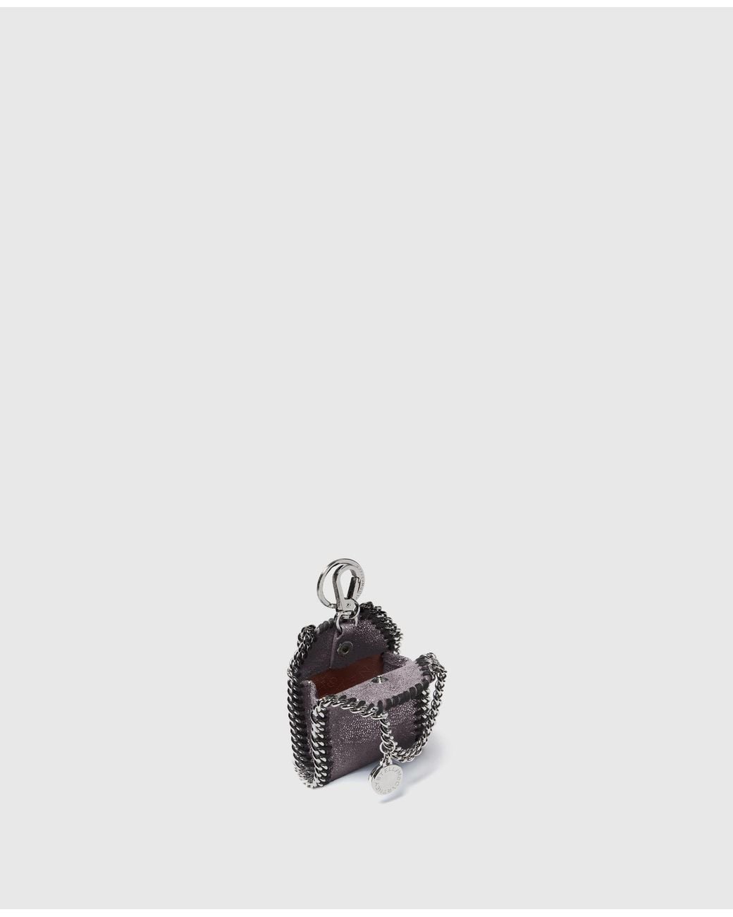 Stella McCartney White Falabella Airpods Case Keyring