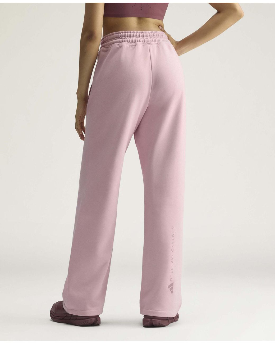 Stella McCartney Pink Adidas By Sportswear Straight Leg Pants