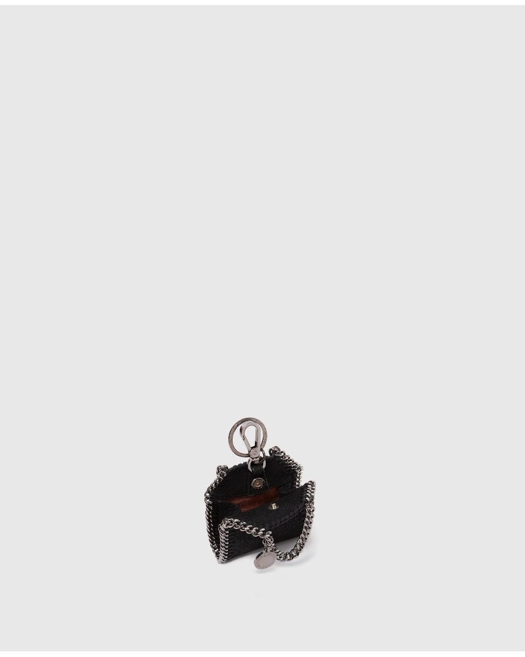 Stella McCartney White Falabella Airpods Case Keyring