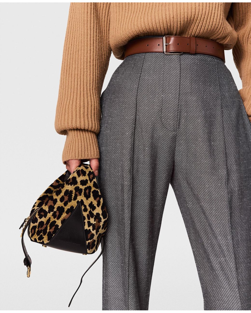 Stella McCartney Gray Tailored Stirrup Pants