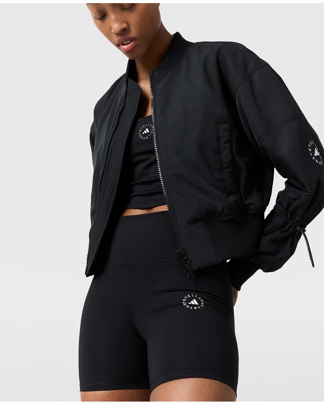 Stella McCartney Black Truestrength Yoga Shorts