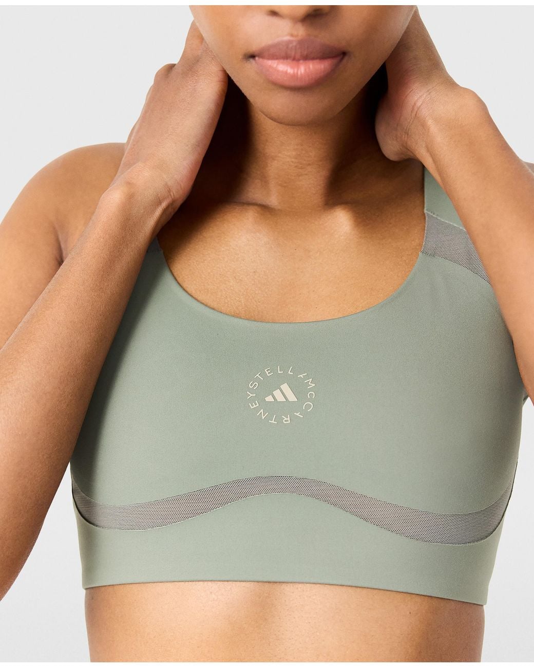 Stella McCartney Gray Truepurpose Power Impact Training Bra