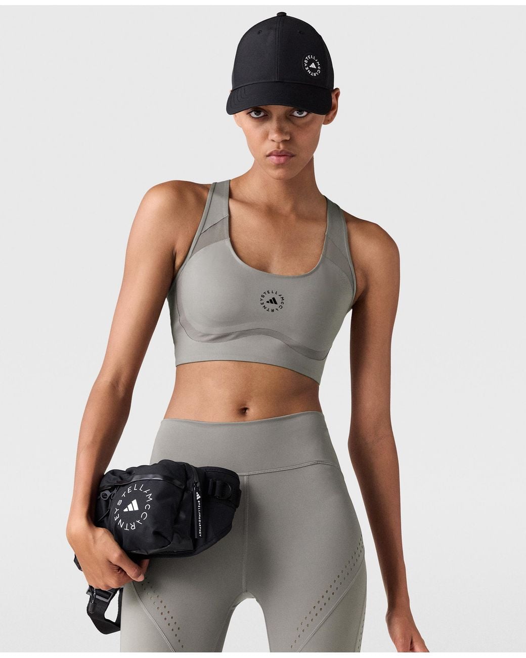 Stella McCartney Gray Truepurpose Training Bra