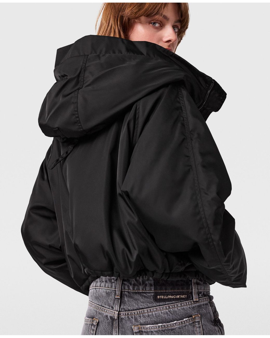 Stella McCartney Black High-Neck Long-Sleeve Jacket