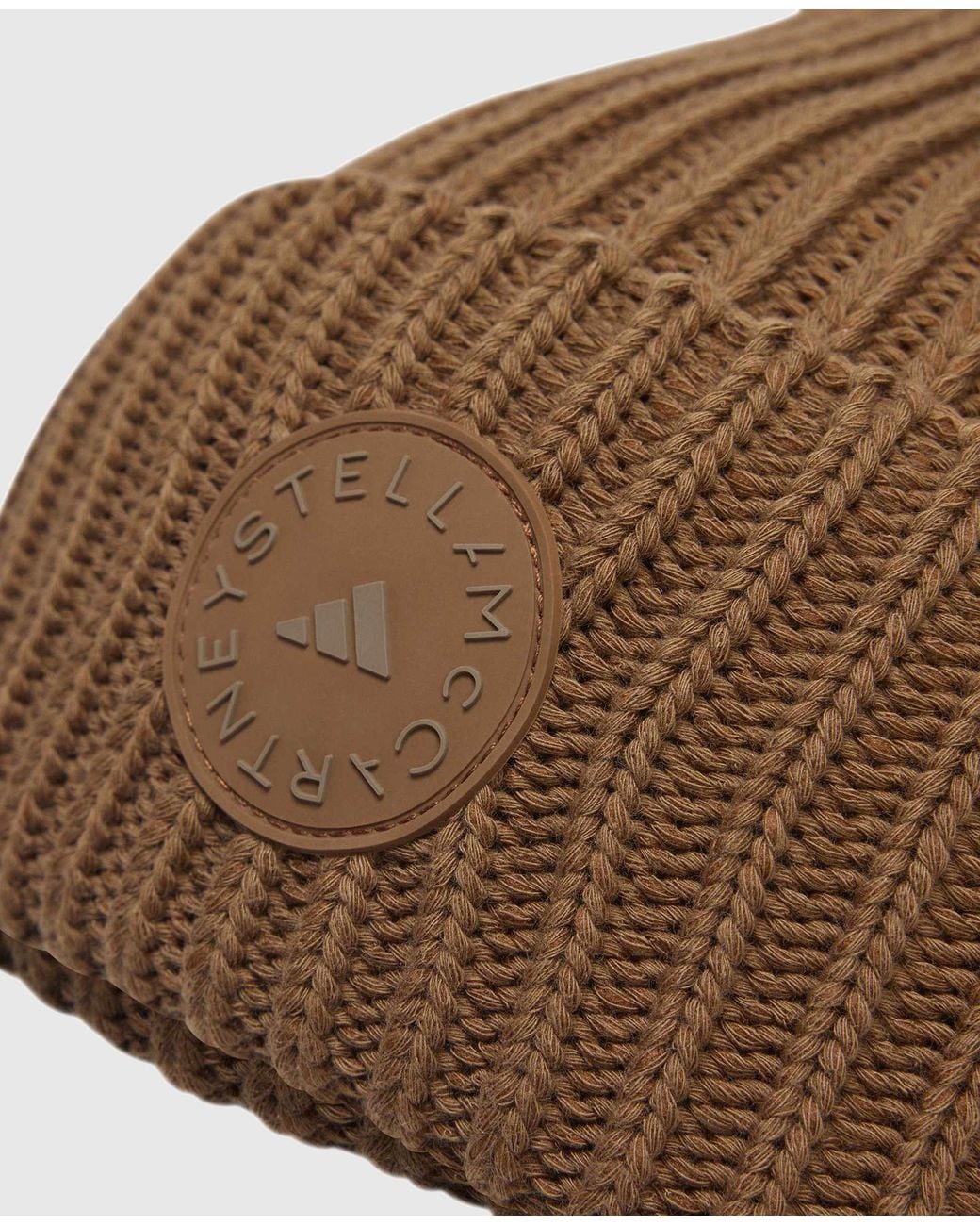 Stella McCartney Brown Logo Beanie