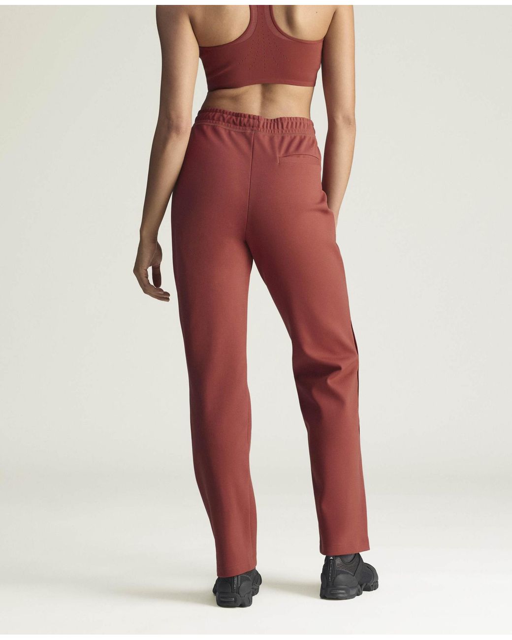 Stella McCartney Red Logo Woven Trackpants