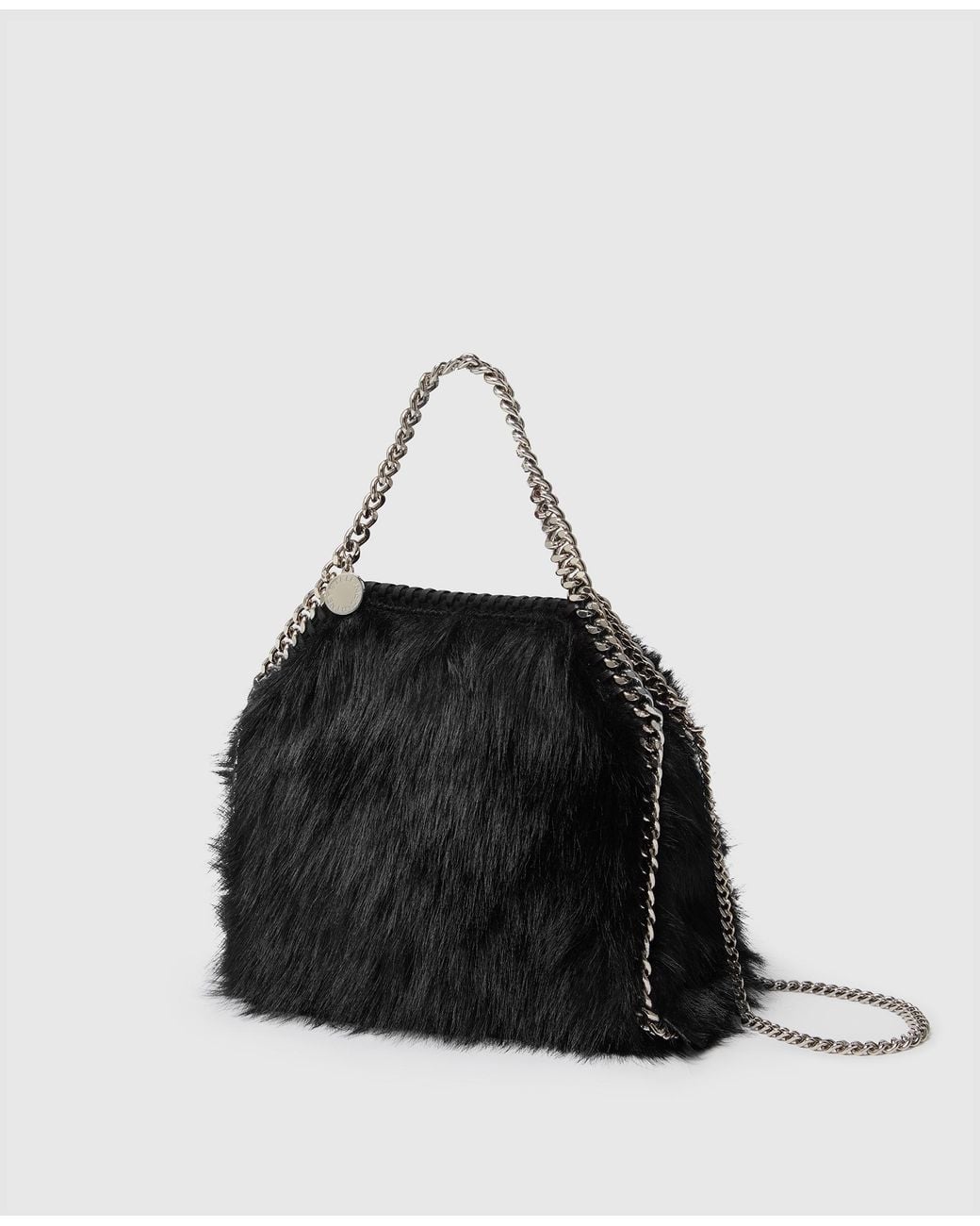 Stella McCartney Black Falabella Mini Tote Bag