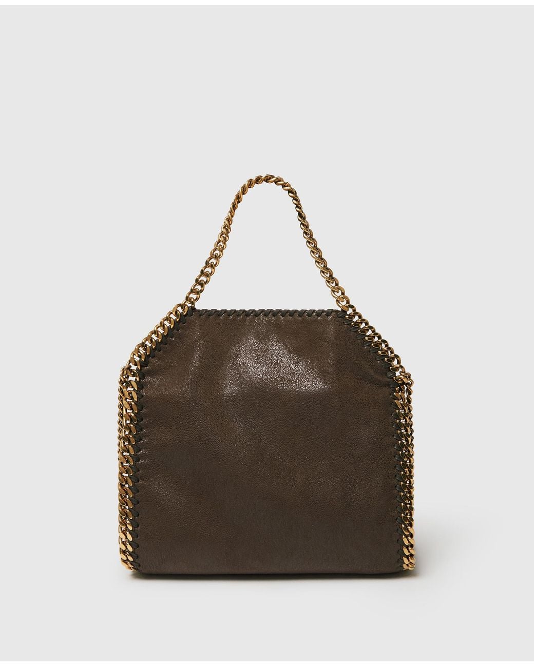 Stella McCartney Brown Falabella Mini Tote Bag