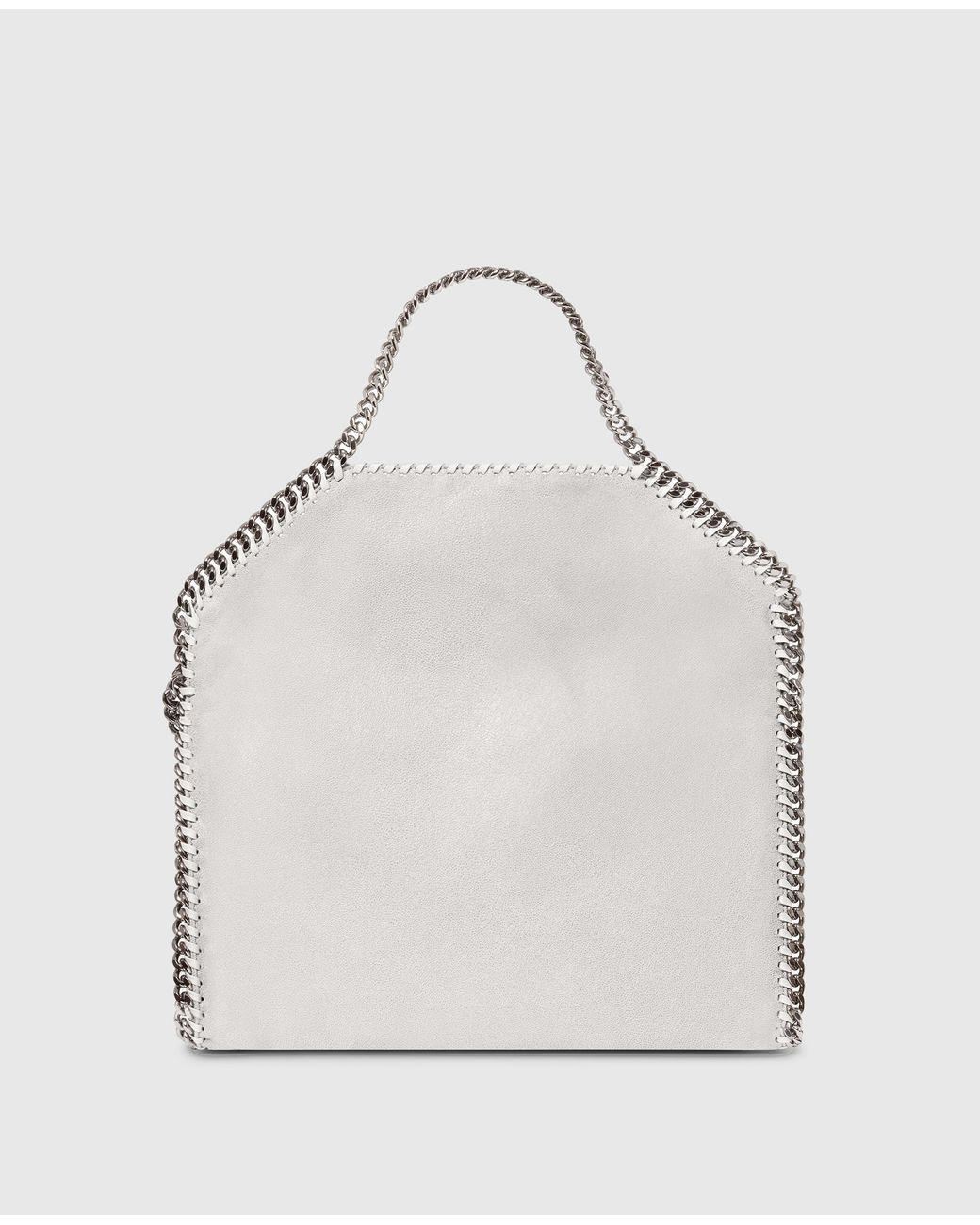 Stella McCartney White Falabella Fold-Over Tote Bag Airlite