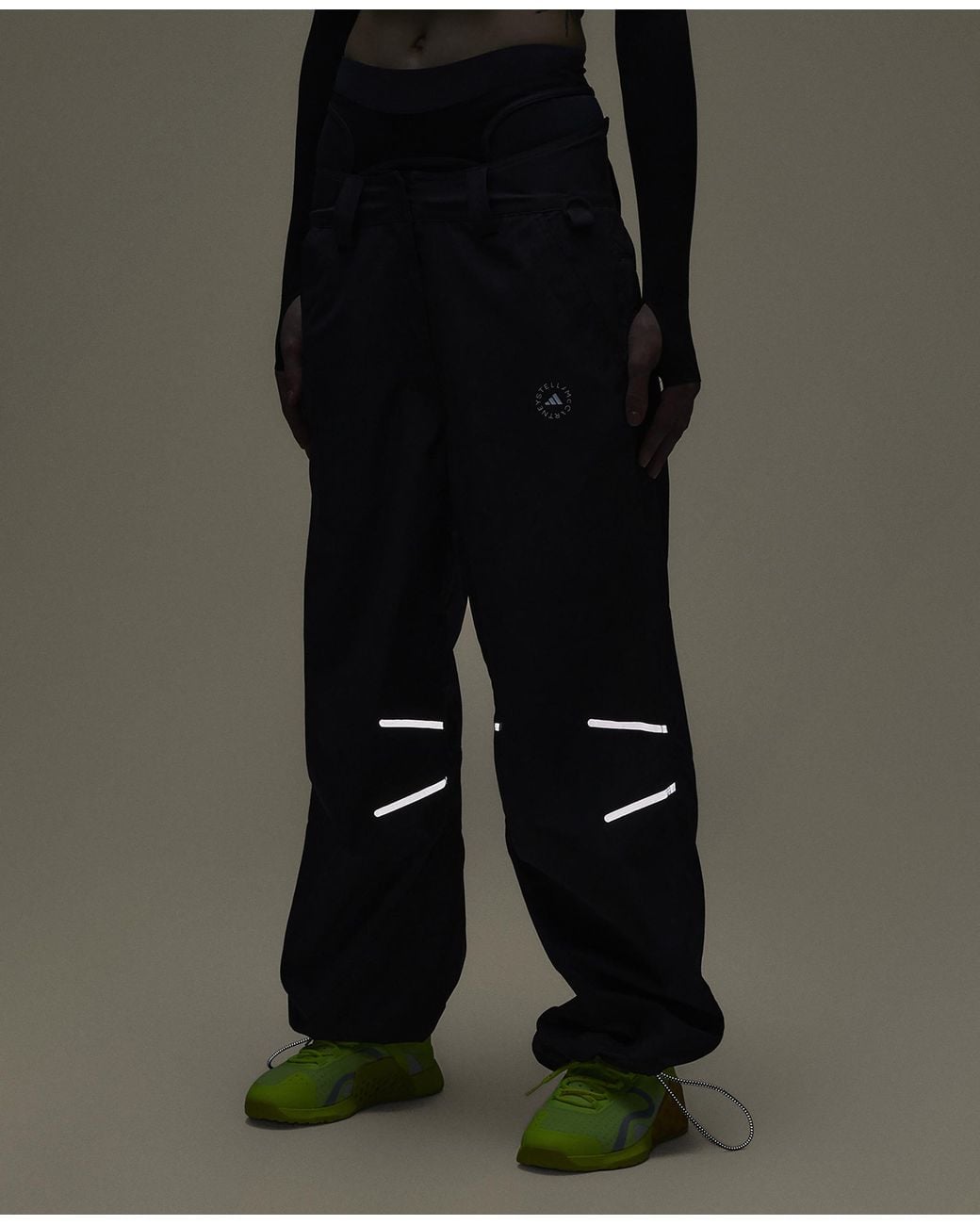 Stella McCartney Gray Truelife Woven Trackpants