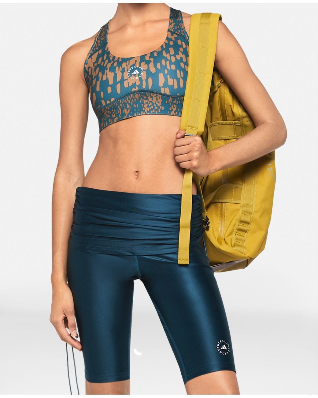 Stella McCartney Blue Truepurpose Power Impact Medium Support Sports Bra
