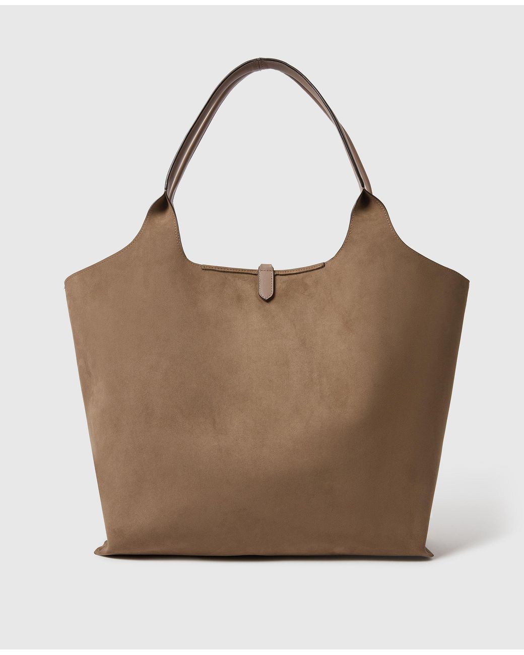 Stella McCartney Brown Logo Reversible Tote Bag