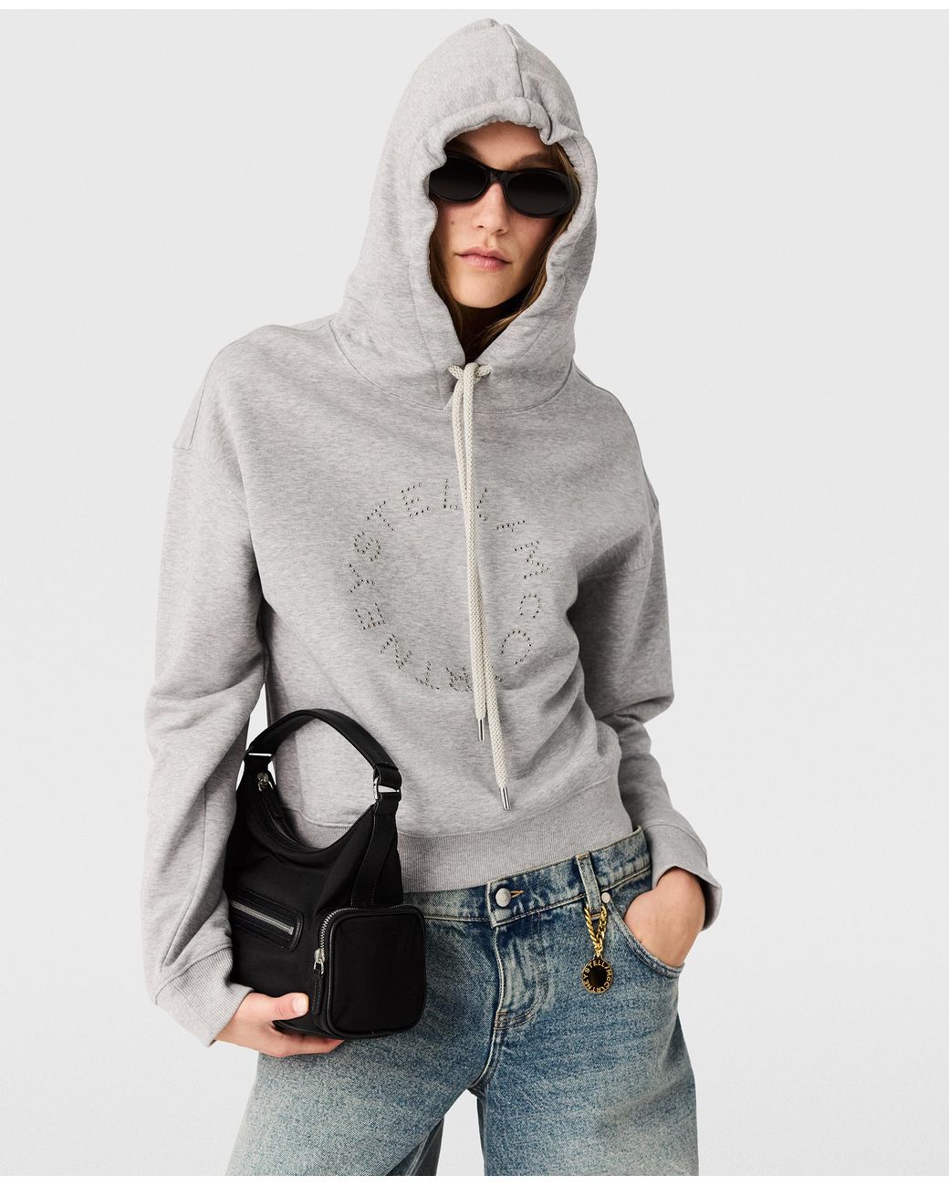 Stella McCartney Black Dartmoor Econyl Crossbody Bag