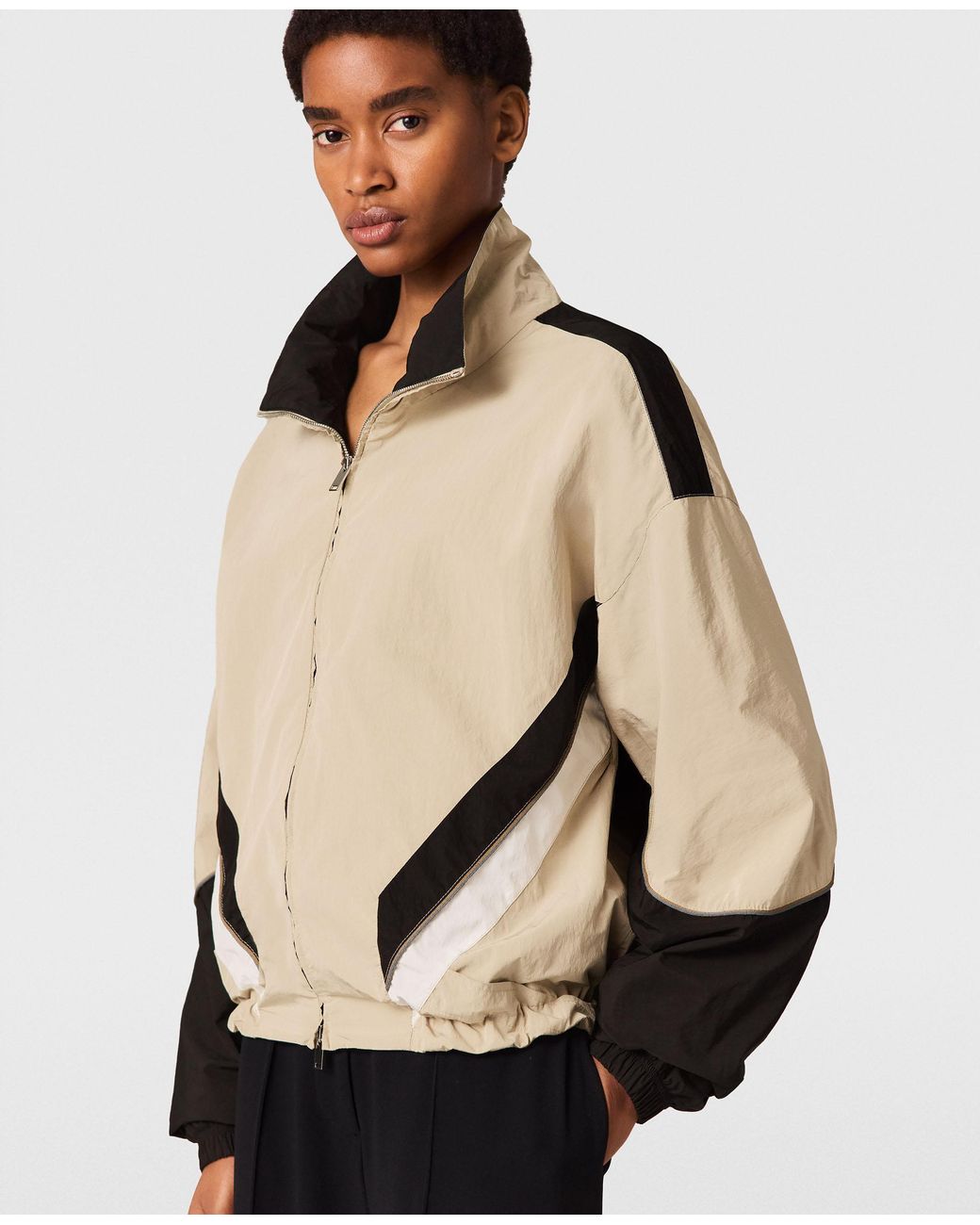 Stella McCartney Black Econyl Shell Jacket