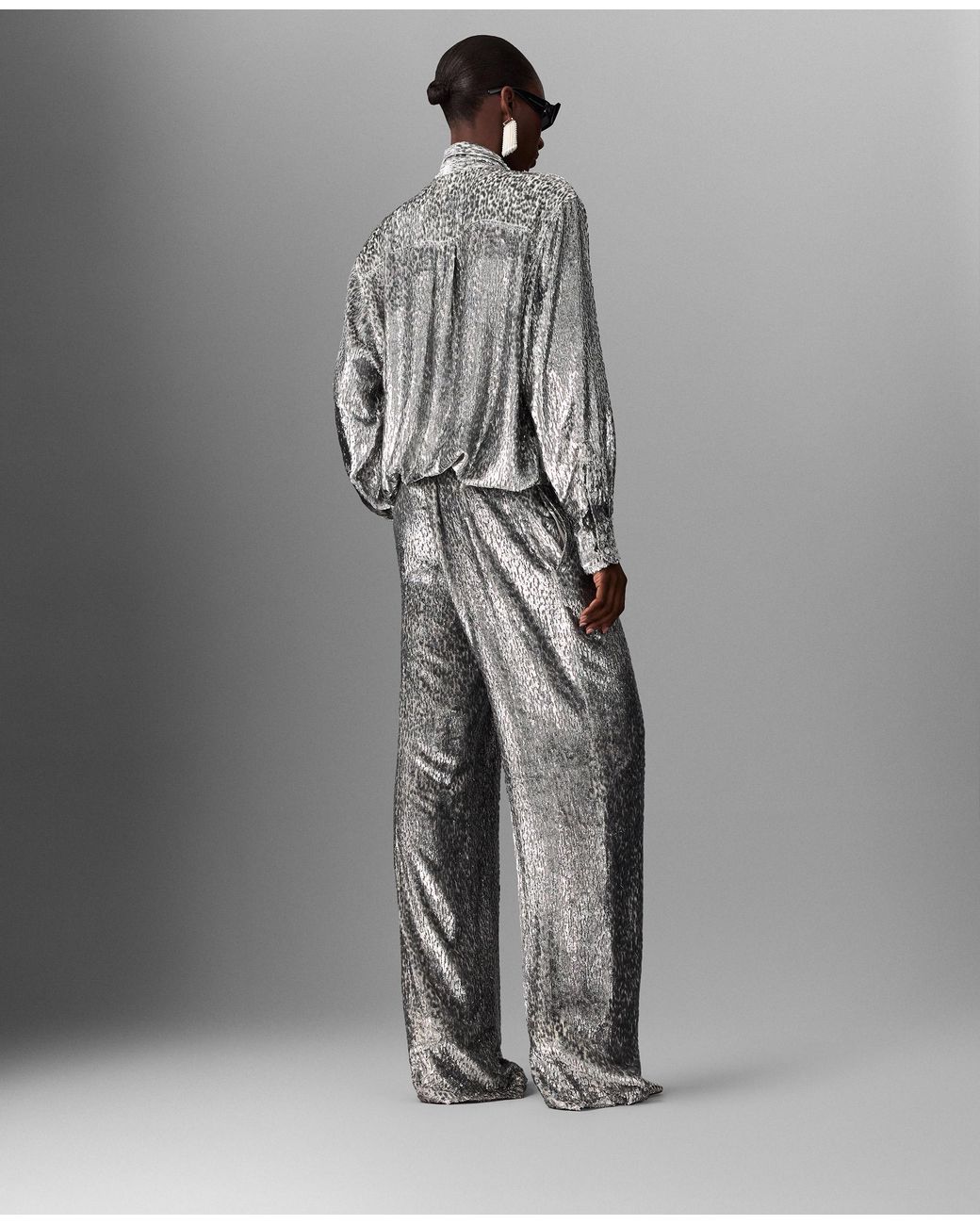 Stella McCartney Gray Fil Coupe Trousers