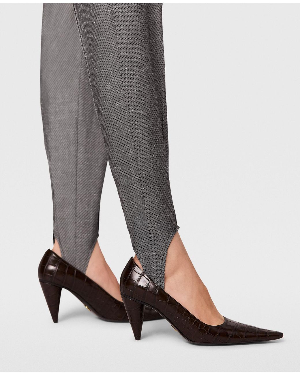 Stella McCartney Gray Tailored Stirrup Pants