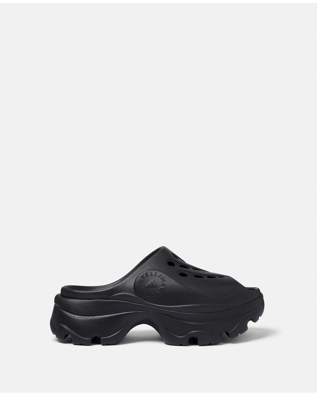 Stella McCartney White Logo Clogs