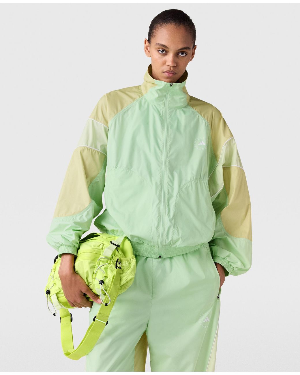 Stella McCartney Green Truelife Woven Track Jacket