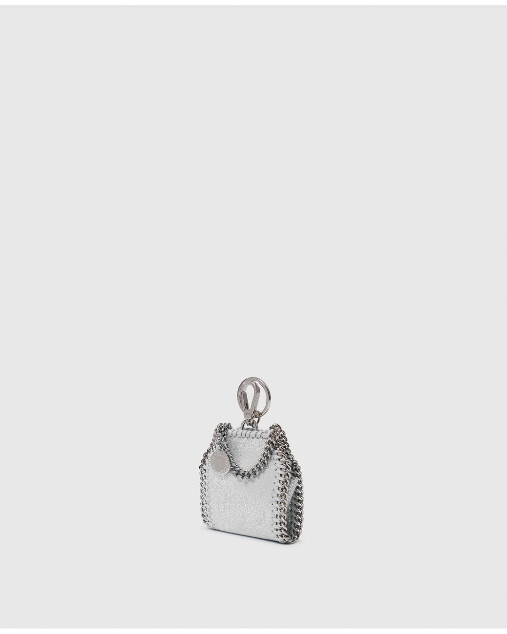 Stella McCartney White Falabella Airpods Case Keyring