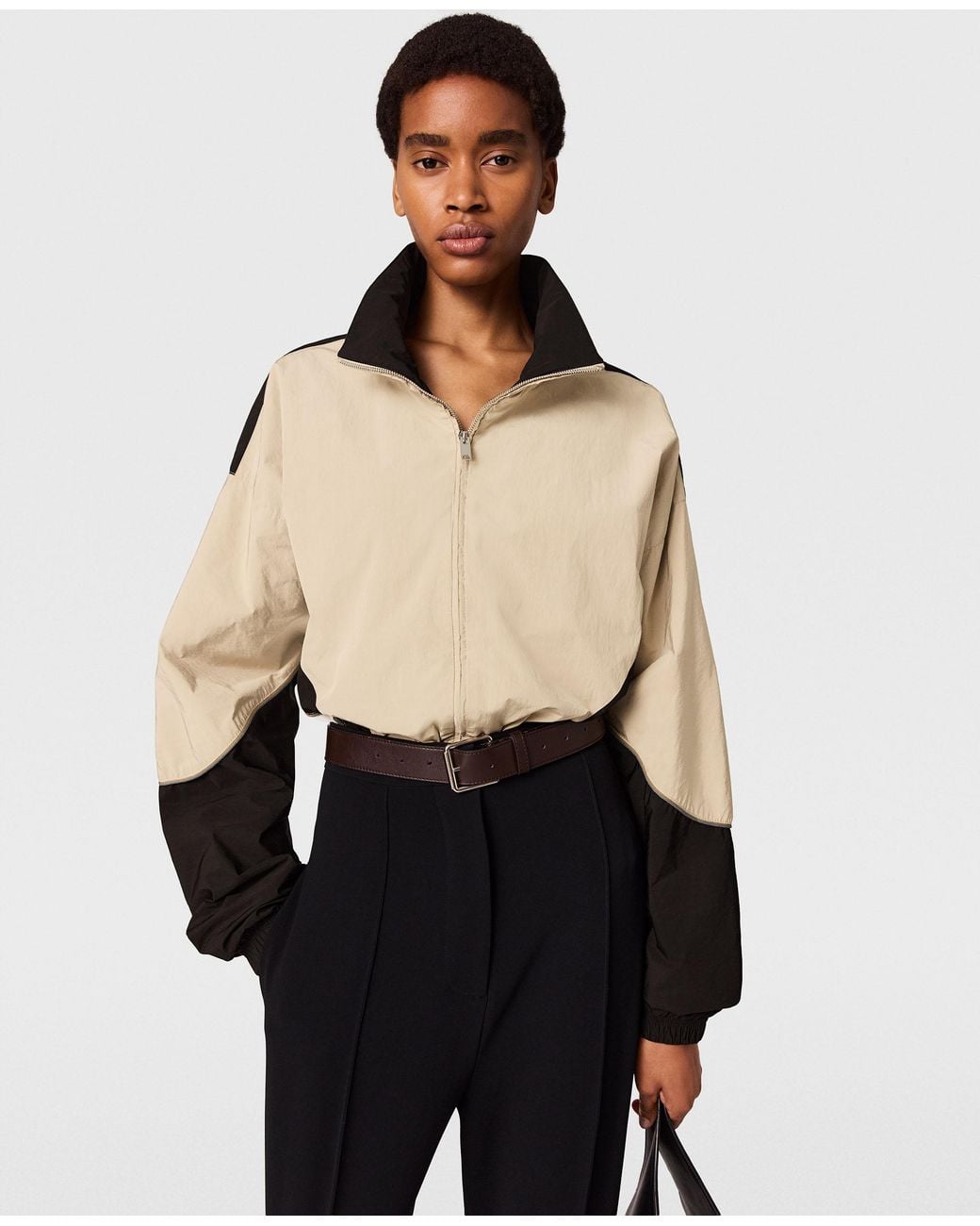 Stella McCartney Black Econyl Shell Jacket