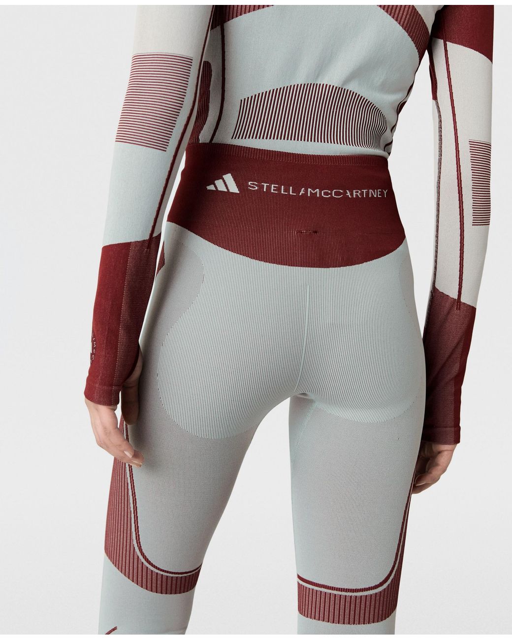 Stella McCartney Red Truenature Seamless Leggings