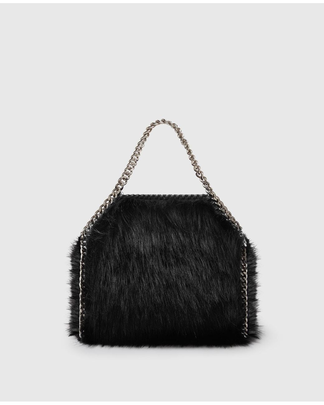 Stella McCartney Black Falabella Mini Tote Bag