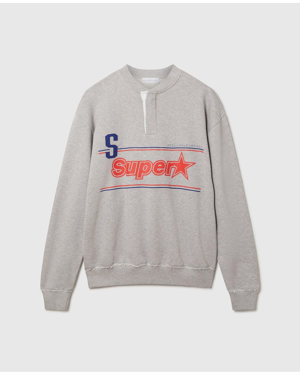 Stella McCartney Gray Superstar Cotton Sweatshirt