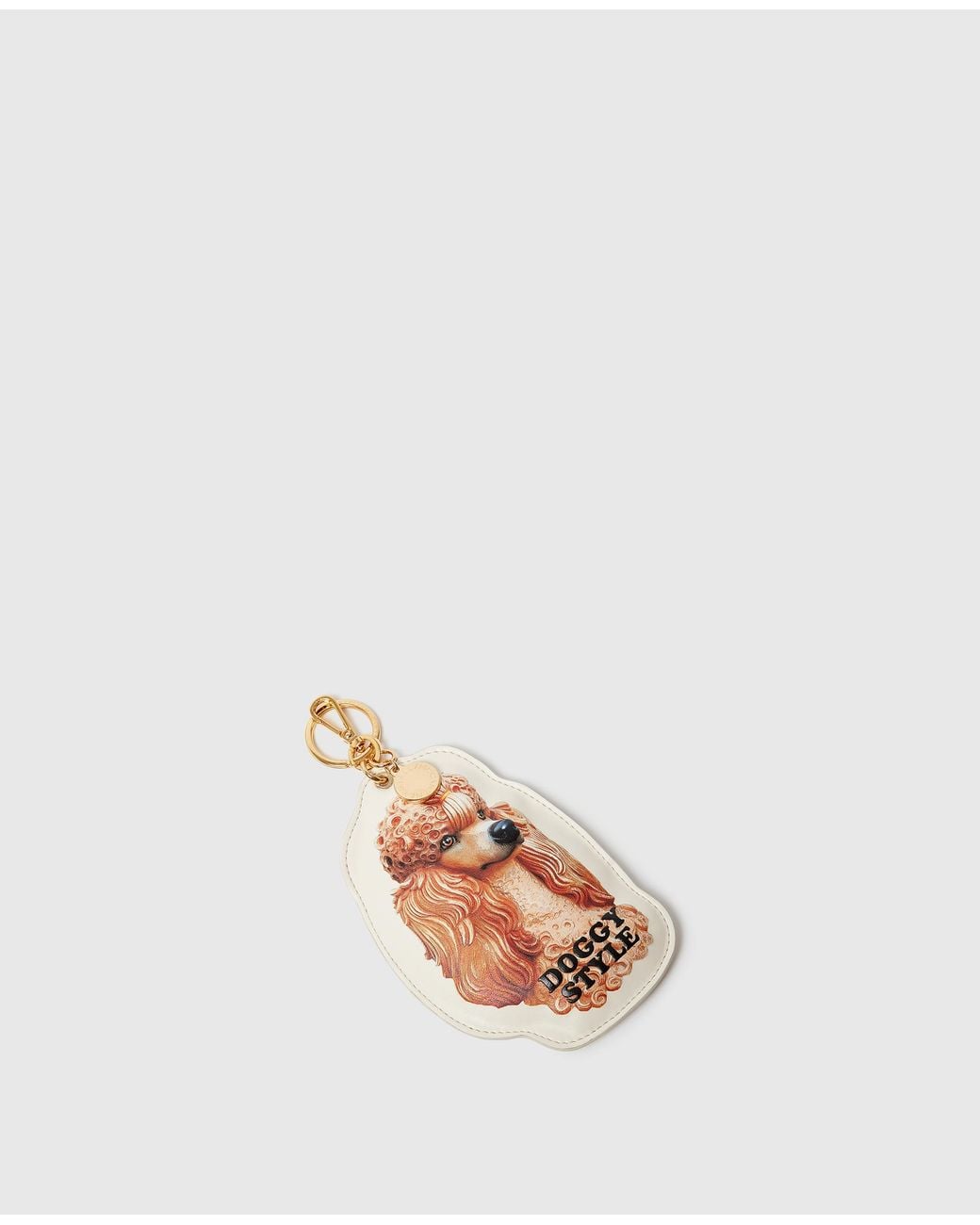 Stella McCartney White Jeff Koons Doggy Style Keyring