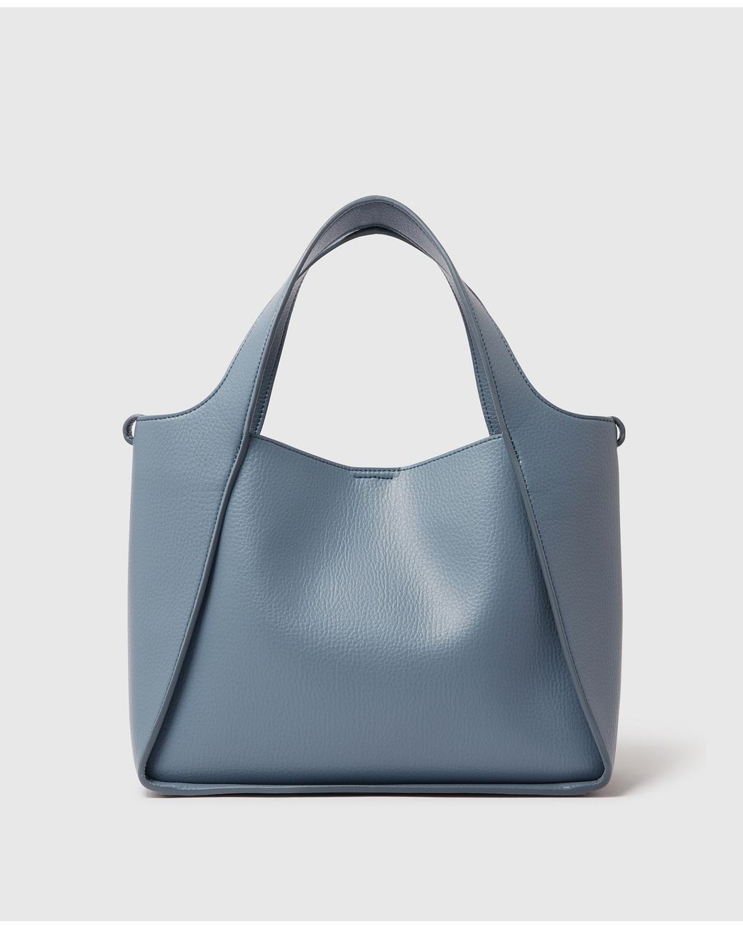 Stella McCartney Blue Logo Crossbody Tote Bag