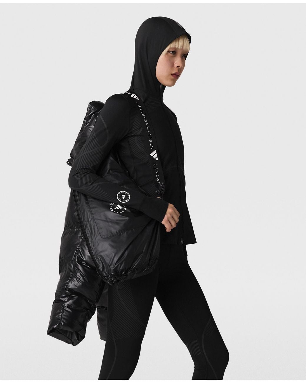 Stella McCartney Black Adidas By Padded Winter Jacket