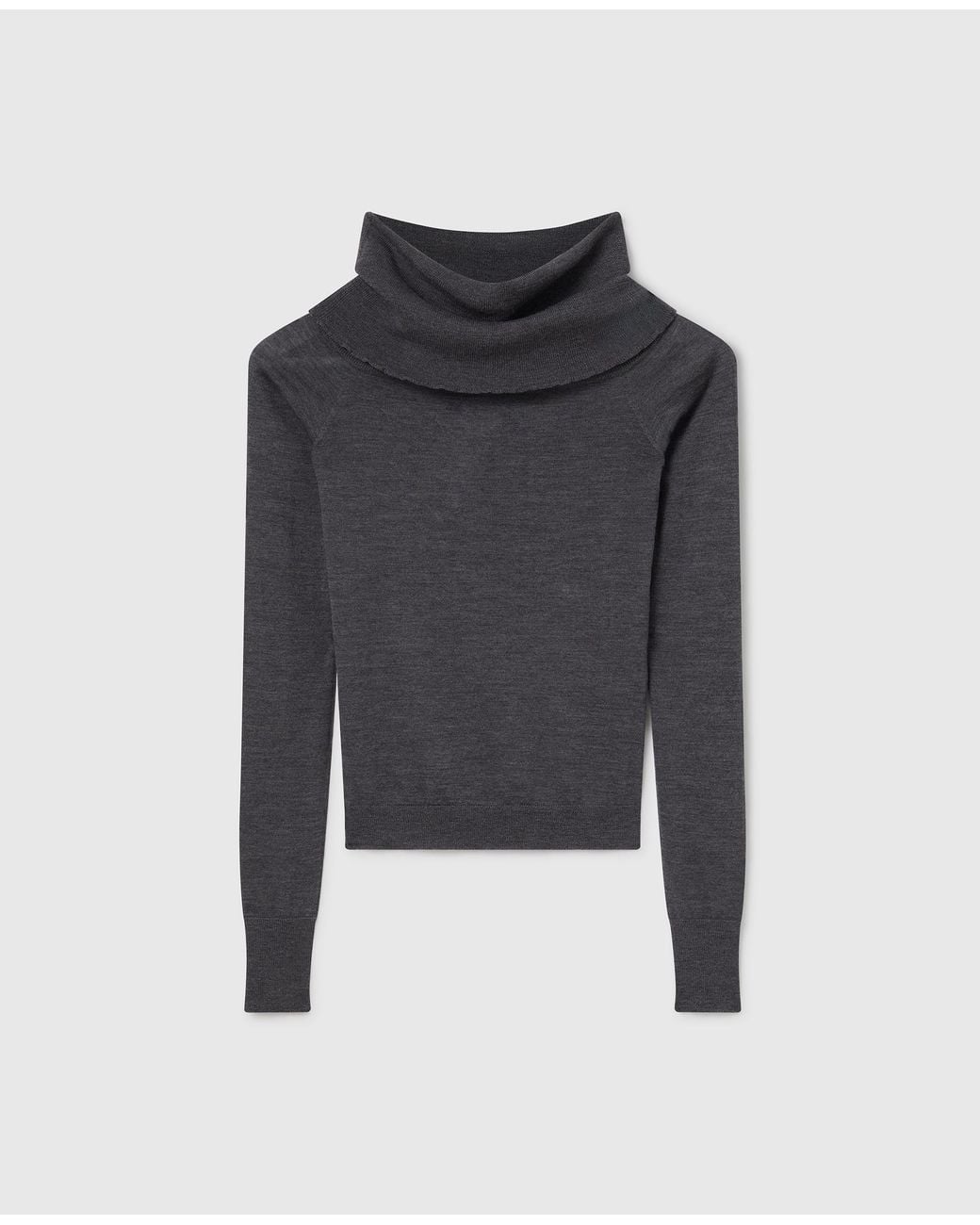 Stella McCartney Black Off-shoulder Long-sleeve Jumper