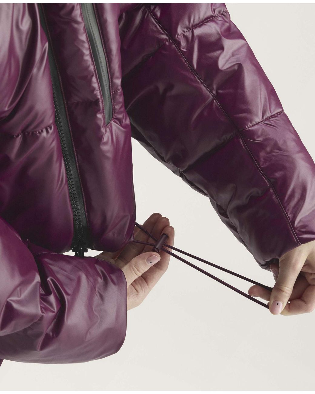 Stella McCartney Purple Adidas By Padded Winter Jacket
