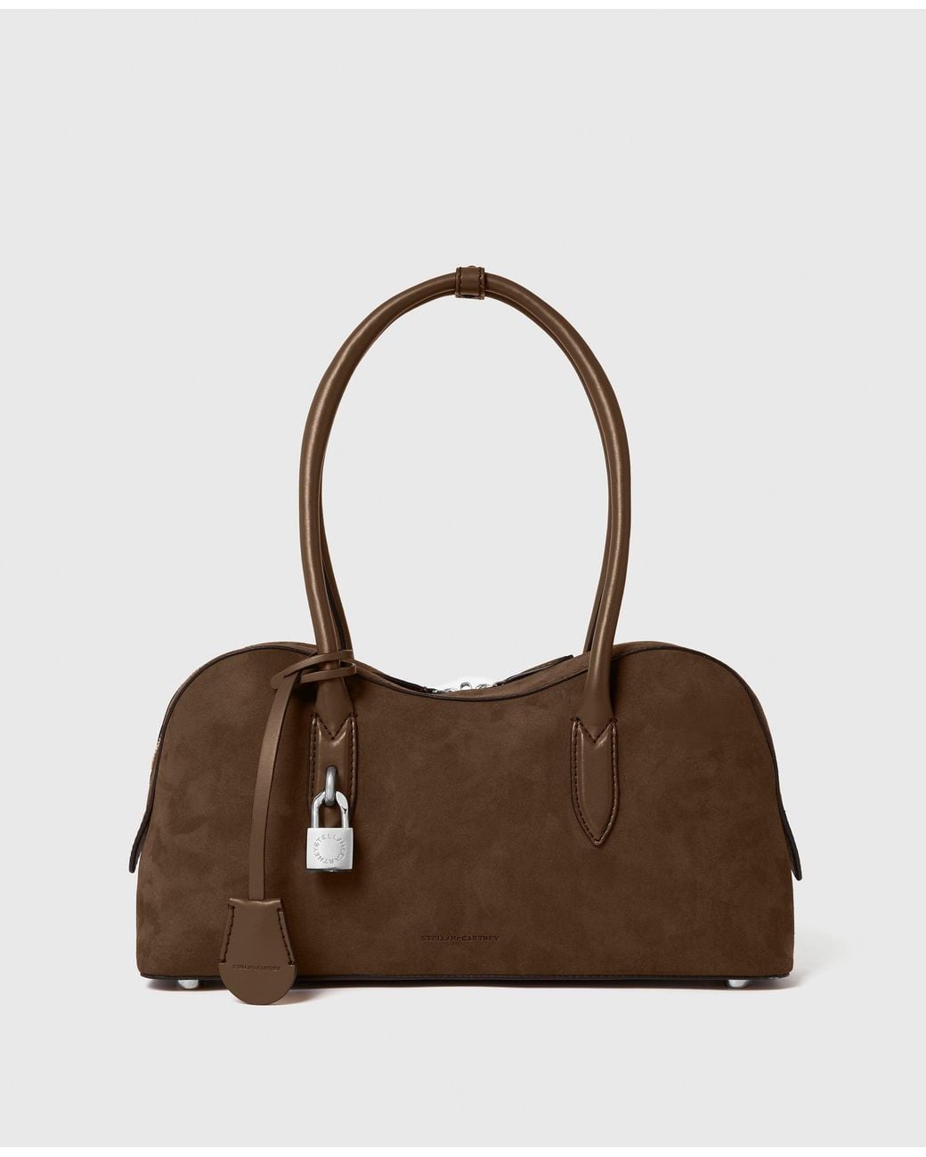 Stella McCartney Brown Ryder Suede Shoulder Bag