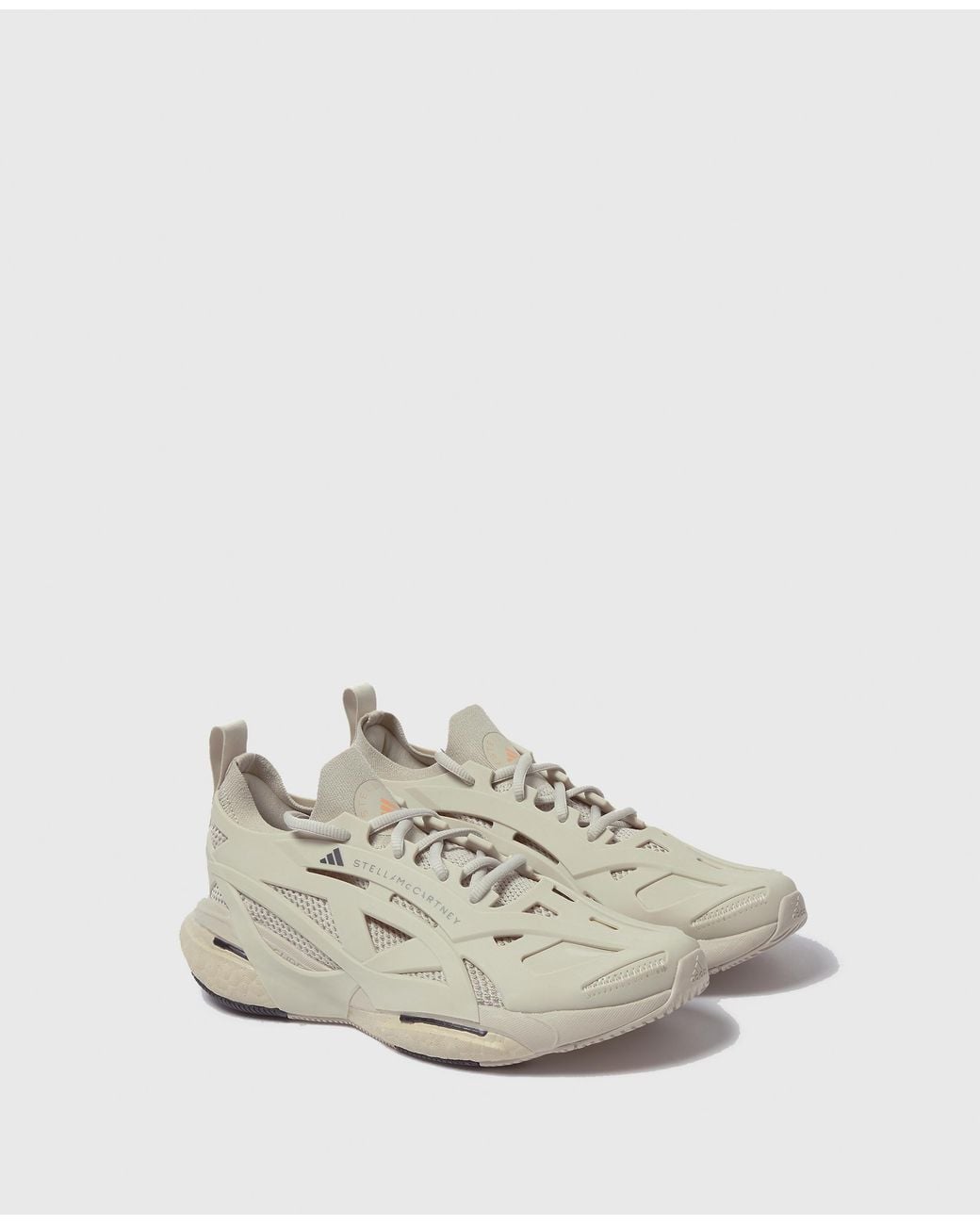 Stella McCartney White Solarglide Running Trainers