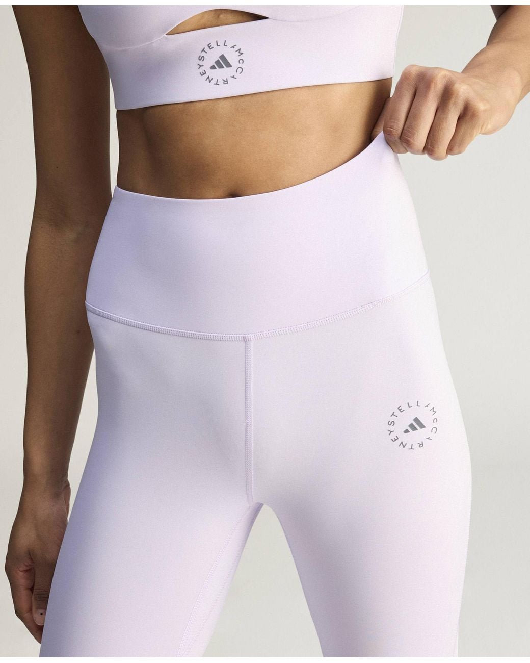 Stella McCartney Pink Truestrength Yoga 7/8 Leggings